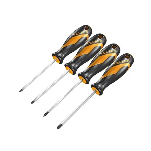 [DES-TOL-20179] JUEGO DESTORNILLADORES 4 PZAS ( 4.0 - 6.50 - PH1- PH2 X 100 MM ) REF: 20179 MARCA TOLSEN