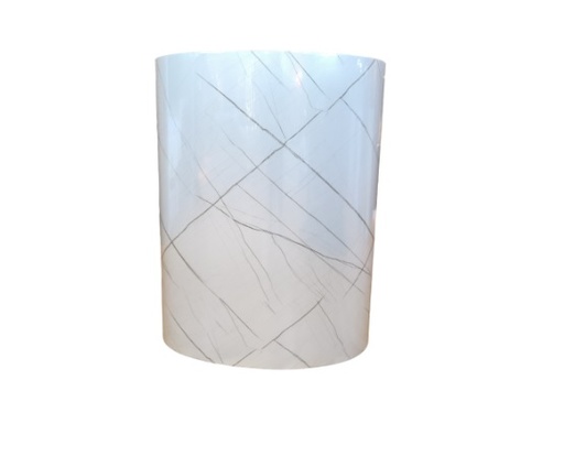 [LAM-NAN-UN-1228-3M] LAMINA DE PVC AUTOADHESIVO MARMOL. 1.20 X 2.80 MT X 2 MM BLANCO C/ LINEAS REF NU-1228-3M NANUM LIGHT