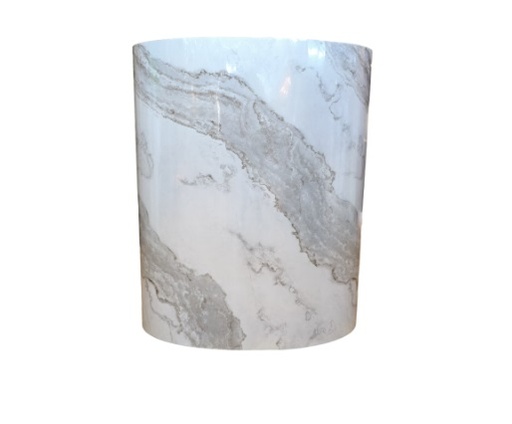 [LAM-NAN-UN-1228-5M] LAMINA DE PVC AUTOADHESIVO MARMOL. 1.20 X 2.80 MTS X 2 MM BLANCO REF. NU-1228-5M MARCA NANUM LIGHT