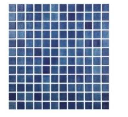 [MAL-VID-NIEBLA-508] MALLA / MOSAICO CERAMICO NIEBLA AZUL MARINO 31,5 X 31,5 (0,10 MTS2) POR UNIDAD MARCA VIDREPUR