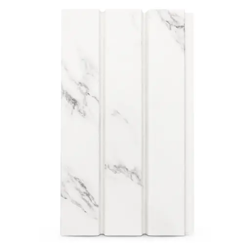 [PAN-MAC-PS-19] PANEL PARA PARED PS WALL PANEL INTERIOR 12 CM X 1,1 CM X 2,90 MTS BLANCO-MARMOLEADO GRIS MACHIFERMA