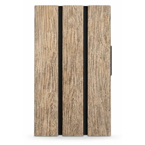 [PAN-MAC-PS-07] PANEL PARA PARED PS WALL PANEL INTERIOR 12 CM X 1,1 CM X 2,90 MTS COLOR NEGRO - MARRON MACHIFERMA