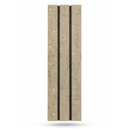 [PAN-MAC-PS-16] PANEL PARA PARED PS WALL PANEL INTERIOR 12 CM X 1,1 CM X 2,90 MTS MARMOLEADO GRIS DORADO MACHIFERMA