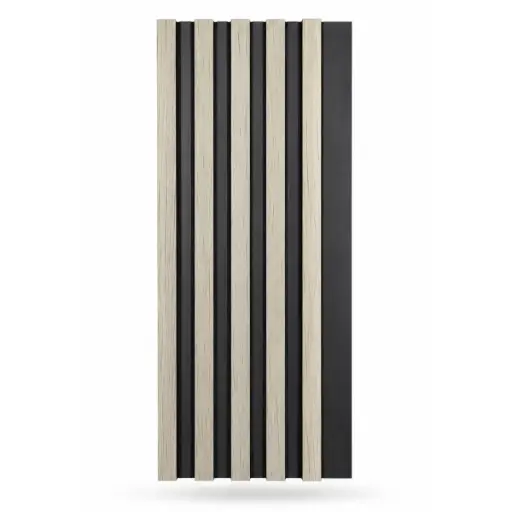[PAN-MAC-PS-14] PANEL PARA PARED PS WALL PANEL INTERIOR 12 CM X 1,1 CM X 2,90 MTS NEGRO-GRIS MACHIFERMA