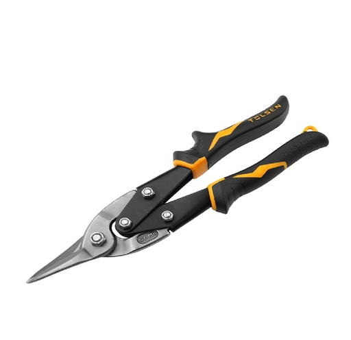 [TIJ-TOL-30022] TIJERAS DE AVIACIÓN (RECTA) CrMO 250MM 10" MANGO DE GOMA REF: 30022 MARCA TOLSEN