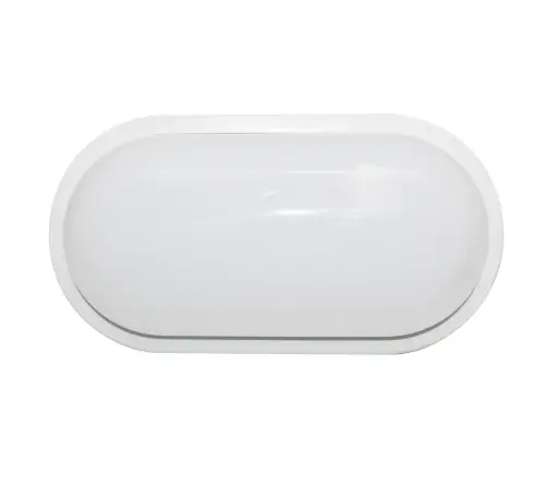 [VAP-LUC-VP15OVAL] VAPOLETA OVALADA 15W IP54 6000 K MULTV 90-265VCOLOR BLANCO REF. VP15OVAL MARCA LUCERNA