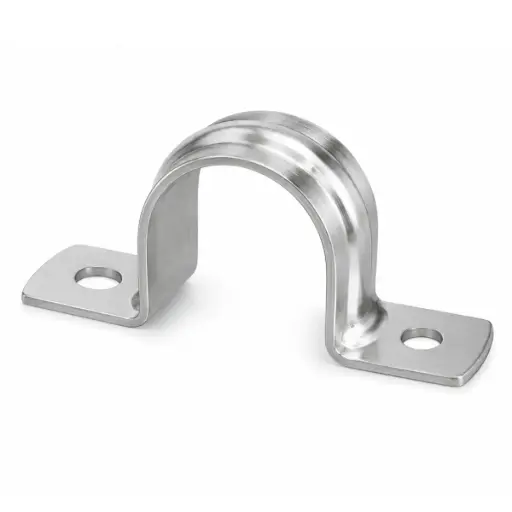 [ABR-DON-525RP] ABRAZADERA ZINCADA RGD/IMC TIPO OMEGA P/ TUBERIA EMT DE 1 1/2" DOS PATAS UND REF 525RP MARCA DONSEN