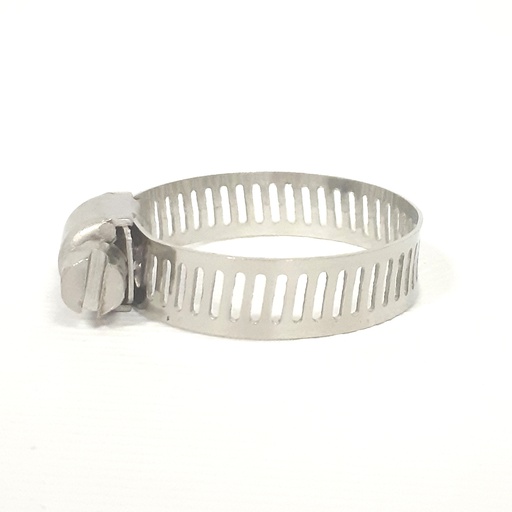 [ABR-GDE-ABRA-25] ABRAZADERA DE ACERO INOXIDABLE ( 25 MM - 38 MM ) CON TORNILLO REF. ABRA-25 MARCA GDESEO