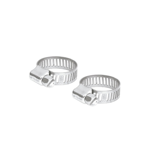[ABR-TRU-10013] ABRAZADERA DE ACERO INOXIDABLE ( 19 MM - 27 MM ) C/TORNILLO 2 PZAS MOD.M-10B REF. 10013 MARCA TRUPER