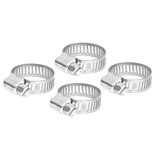 [ABR-TRU-10021] ABRAZADERA DE ACERO INOXIDABLE ( 10 MM - 16 MM ) C/TORNILLO 4 PZAS MOD.M-4B REF. 10021 MARCA TRUPER