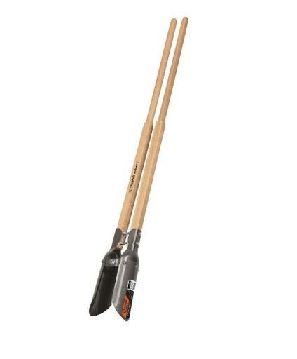 [ABR-TRU-11979] ABREHUECO MANGO MADERA RUDO CUADRADO 48" MOD.CA-38 REF.11979 PALA DRAGA MARCA TRUPER