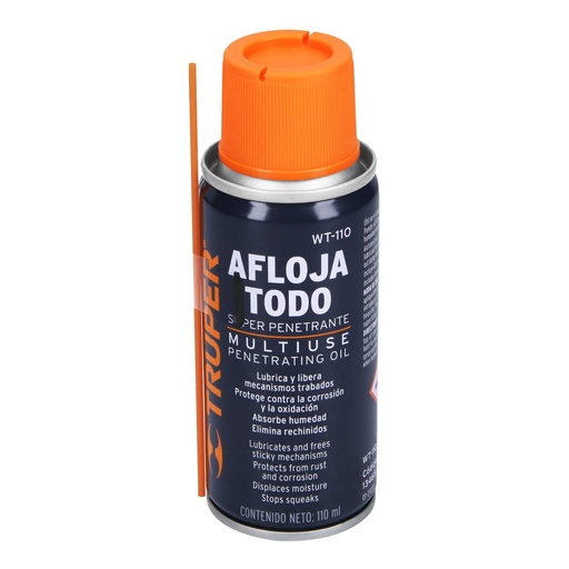 [ACE-TRU-13468] ACEITE SPRAY / LUBRICANTE PROTECTOR AFLOJA TODO 110 ML MOD.WT-400M REF.13468 MARCA TRUPER