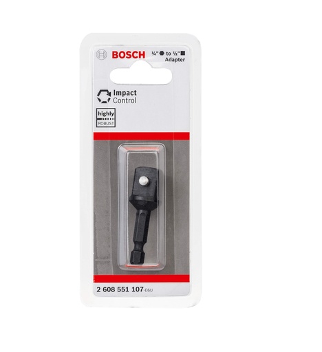 [ADA-BOS-2608551107] ADAPTADOR P/DADO 1/4"-1/2" ALTO IMPACTO 2608551107 / 873998 / 704212 MARCA BOSCH
