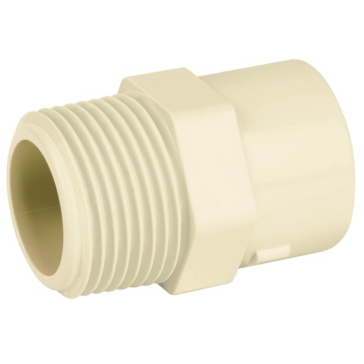 [ADA-TUB-1000000274] ADAPTADOR MACHO DE CPVC 3/4" REF. 1000000274 MARCA TUBRICA