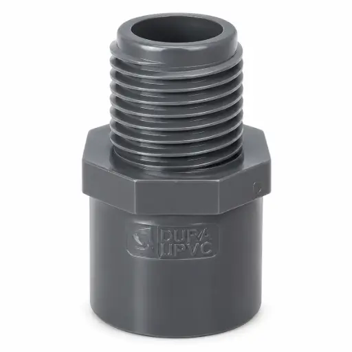 [ADA-UNI-C340102] ADAPTADOR MACHO DE PVC AF ASTM SCH40 3/4" REF. C340102 MARCA UNITECA