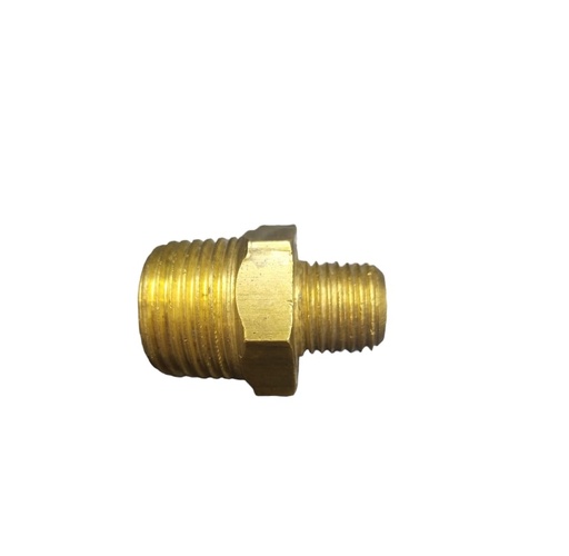 [ADA-VEN-1.2X3.4] ADAPTADOR REDUCIDO DE BRONCE DE 1/2" NPT X 3/4" MACHO-MACHO REF. 613 MARCA VENEPRO