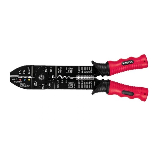 [ALI-PRE-22710] ALICATE PELA CABLE 9" 10-18 AWG MOD. PE-CA-9P REF. 22710 MARCA PRETUL