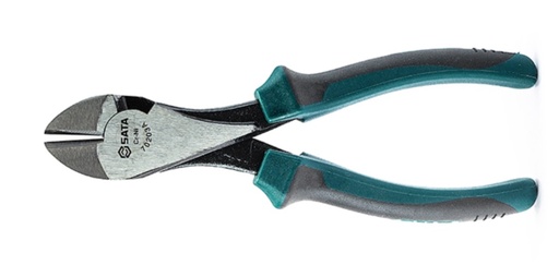 [ALI-SAT-ST70203ASC] ALICATE CORTE DIAGONAL C/FORRO ECON. 7" REF. ST70203ASC / 323511 MARCA SATA