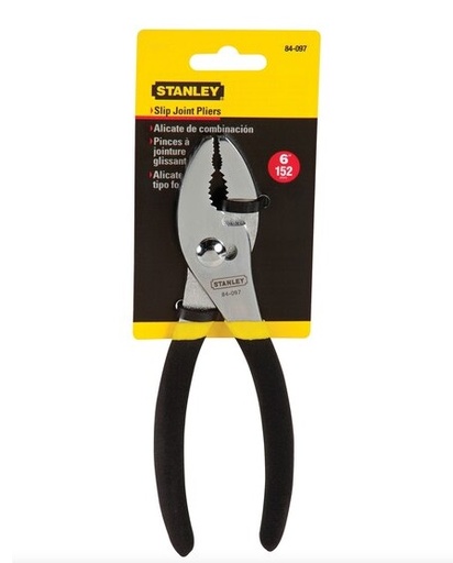 [ALI-STA-84097] ALICATE P / MECANICO C/FORRO ECON. 6" REF. 84-097 MARCA STANLEY