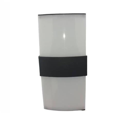 [APL-ILU-AHY8031] APLIQUE DE PARED BONFIRE 12W 3000K 85-265V IP65 COLOR NEGRO REF. AHY8031 / 019309 MARCA ILUMINAK