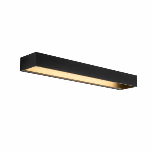 [APL-ILU-HS813518WBK] APLIQUE DE PARED SPECTRE 10W 4500K 1200LM IP20 31 CM X 120 CM X 50 CM NEGRO REF.HS813518WBK ILUMINAK