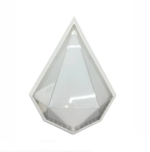[APL-ILU-HS908810WWH] APLIQUE DE PARED TRIANGLE WINLIGHT 10W 4500K 85-265V IP65 BLANCO REF. HS908810WW MARCA ILUMINAK