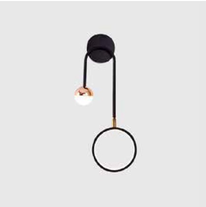 [APL-ILU-MD09] APLIQUE DE PARED MODERN SIMA 10W 3000K IP20 21 CM X 48 CM NEGRO BOMB.G4 REF.MD09 MARCA ILUMINAK