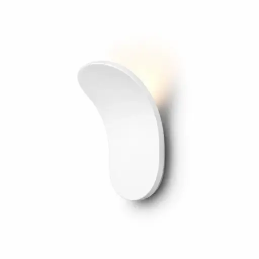 [APL-ILU-MD55WHWW] APLIQUE DE PARED SPOON 10W 3500K 545LM IP20 10 CM X 18 CM COLOR BLANCO REF. MD55WHWW MARCA ILUMINAK