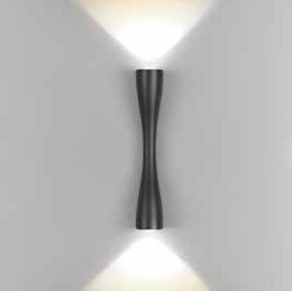 [APL-ILU-YS20101] APLIQUE DE PARED HIGHTECH 6W 3500K 1200LM IP65 24 CM X 5 CM COLOR NEGRO REF. YS20101 MARCA ILUMINAK