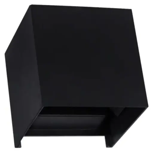 [APL-LUC-LP3010] APLIQUE DECORATIVO 6 W 3000K 100 X 100 X 100MM IP65 ALUMINIO NEGRO 100 - 240 V REF. LP3010 LUCERNA