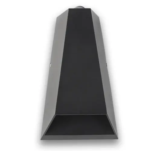 [APL-LUC-LP3640] APLIQUE DECORATIVO 3 W + 3W 3000 K 178 X 110 X 62 MM IP65 PVC NEGRO 100-240 V REF. LP3640 LUCERNA