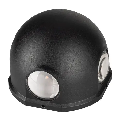 [APL-LUC-LP6120] APLIQUE DECORATIVO 4 W 3000 K 105 X 80 MM IP44 ALUMINIO NEGRO 100-240 V REF. LP6120 MARCA LUCERNA