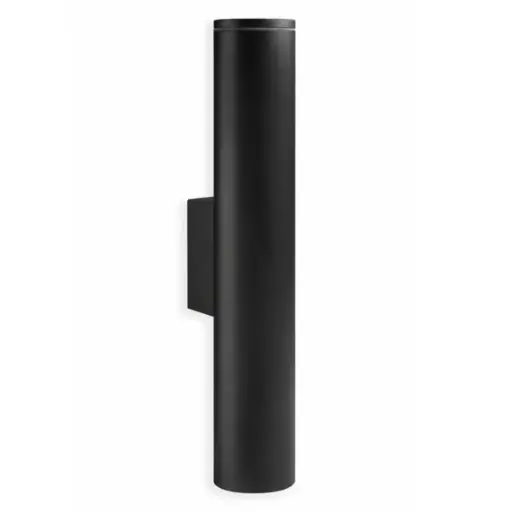 [APL-LUM-LUM-1368-B] APLIQUE PARED PARA DICROICO GU10 X 2 CILINDRO UP&DOWN COLOR NEGRO REF. LUM-1368-B LUMIND