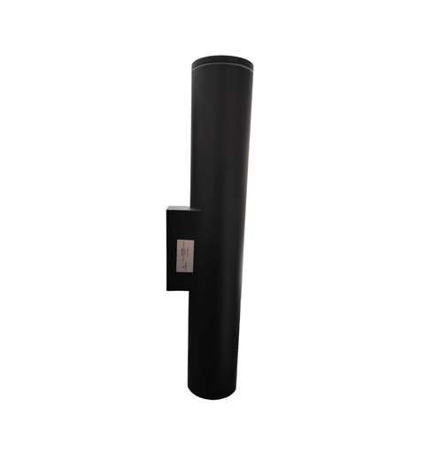 [APL-LUM-LUM-1368-B] APLIQUE PARED PARA DICROICO GU10 X 2 CILINDRO UP&DOWN COLOR NEGRO REF. LUM-1368-B LUMIND