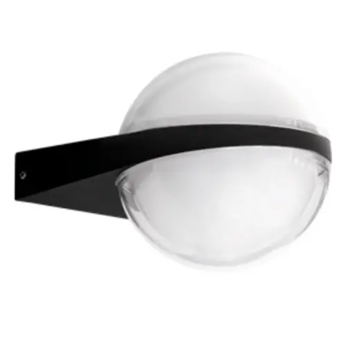 [APL-LUM-LUM-461] APLIQUE PARED LED INTEGRADO UP & DOWN 6W X 2 3000K 85-265V IP54 GLOBO NEGRO LUM-461 MARCA LUMIND