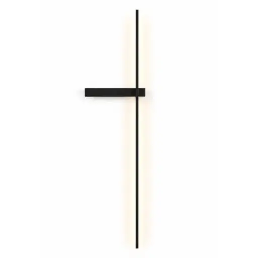 [APL-LUM-LUM-713] APLIQUE PARED INTEGRADO 14W 3000K IP20 90-240V HAZ DE LUZ DIFUSO NEGRO REF. LUM-713 MARCA LUMIND
