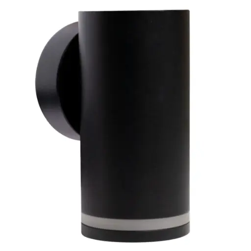 [APL-LUM-LUM-889] APLIQUE PARED PARA BOMBILLO GU10 COLOR NEGRO REF. LUM-889 MARCA LUMIND
