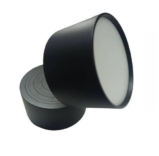 [APL-LUM-LUM-897] APLIQUE DIFUSO PLEGABLE SUPERFICIAL ORIENTABLE 80 X 91MM 12W 4000K C/NEGRO REF. LUM-897 MARCA LUMIND