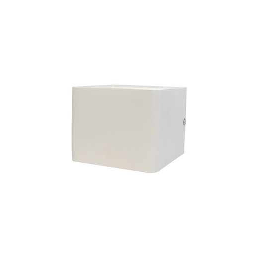 [APL-LUM-LUM-90] APLIQUE DE PARED LED INTEGRADO 5 W 3000 K IP54 TIPO CUBO COLOR BLANCO REF. BD840 MARCA LUMIND