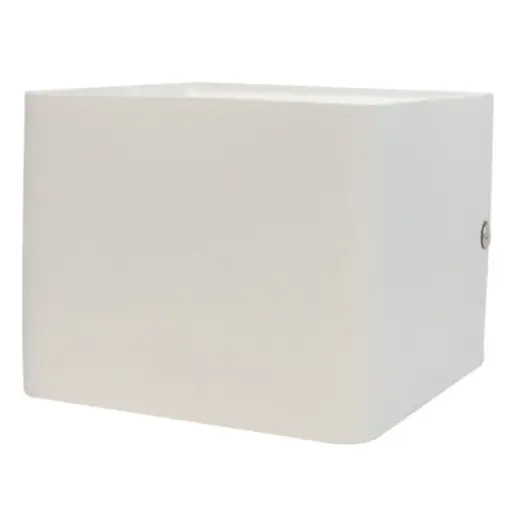 [APL-LUM-LUM-90] APLIQUE DE PARED LED INTEGRADO 5 W 3000 K IP54 TIPO CUBO COLOR BLANCO REF. BD840 MARCA LUMIND