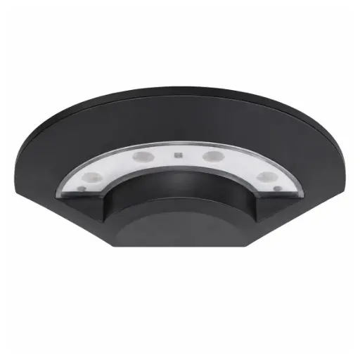 [APL-LUM-LUM-95] APLIQUE PARED LED INTEGRADO 4 W 3000 K IP54 CONO PLANO COLOR NEGRO REF. BD819B MARCA LUMIND