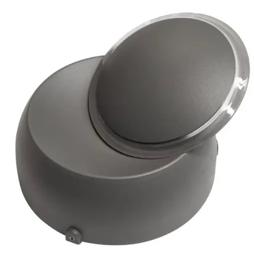 [APL-LUM-LUM-96] APLIQUE PARED LED INTEGRADO 5 W 3000 K IP54 HONGO REDONDO COLOR GRIS REF. BD828B MARCA LUMIND
