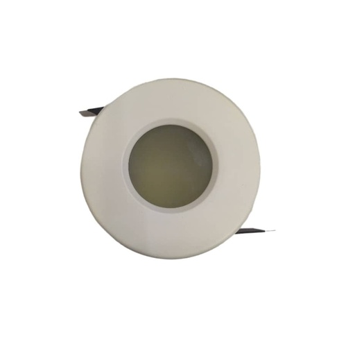 [APL-LUX-GP-S-FS085] APLIQUE SPOT REDONDO HERMETICO DIRIGIB. P/EMP.1 LUZ BLANCO C/GU10 S/BOM REF.GP-S-FS085 MARCA LUXOLAR