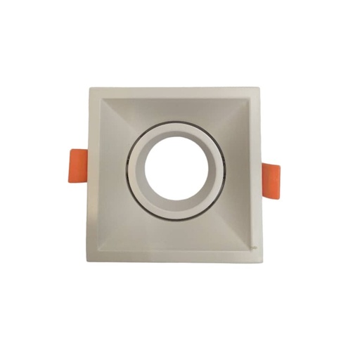 [APL-LUX-GP-S-S90-Q-B] APLIQUE CUADRADO DIRIGIB. P/EMP. 1 LUZ BLANCO C/SOC. GU10 S/BOM REF. GP-S-S90-Q-B MARCA LUXOLAR