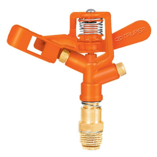 [ASP-TRU-10324] ASPERSOR / ROCIADOR DOBLE METALICO 40-50 PSI 21MT ALCANCE 360° MOD.DOS REF. 10324 MARCA TRUPER