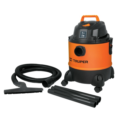 [ASP-TRU-12092] ASPIRADORA 6 GAL. LIQ Y SOLD. 2200W 3 HP MOD.ASPI-06 REF.12092 MARCA TRUPER