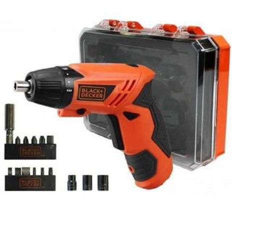 [ATO-BYD-KC4815] ATORNILLADOR / DESTORNILLADOR INALAMBRICO 1/4" 600AMP 200 RPM REF.KC4815 /DES-720 MARCA BLACK&DECKER