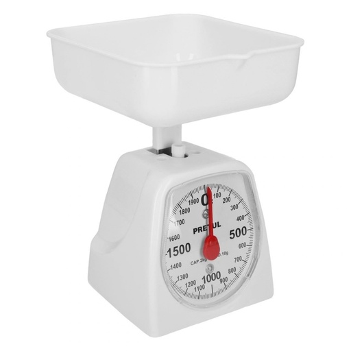 [BAS-PRE-29971] BASCULA MECANICA DE COCINA 2 KG MOD. BAS-2CP REF.29971 MARCA PRETUL