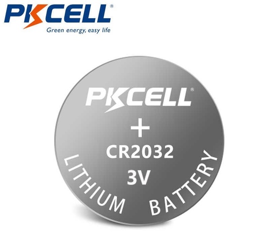 [BAT-PKC-CR2032] BATERIA / PILA BOTON DE LITIO " CR2032 " UNIDAD 1.5 V REF. CR2032 MARCA PKCELL