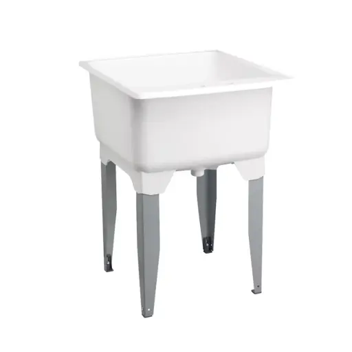 [BAT-UNI-BAT-01] BATEA PLASTICA DE 58,4 X 64 X 84 CM COLOR BLANCA PATAS GRIS REF. BAT-02 COD. 000118 MARCA UNIQUE